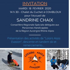 INVITATION DEFINITIVE SANDRINE CHAIX