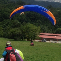 Parapente, l'atterissage